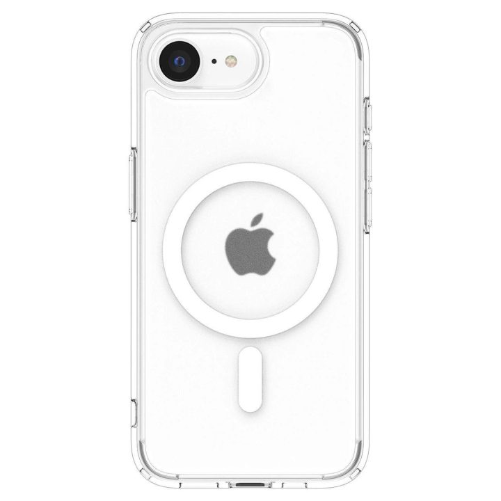 Spigen Ultra Hybrid MagSafe dėklas iPhone SE 4 (2025) – baltas, permatomas