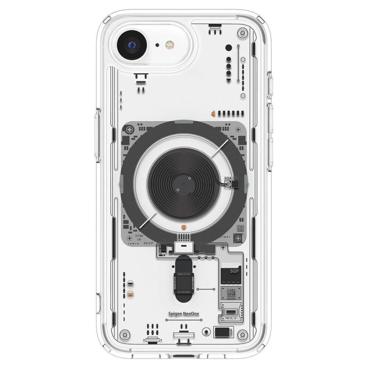 Skaidrus Spigen Ultra Hybrid MagSafe“ dėklas iPhone SE 4 (2025)“