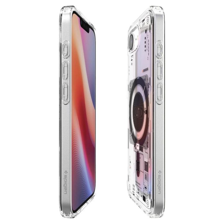Skaidrus Spigen Ultra Hybrid MagSafe“ dėklas iPhone SE 4 (2025)“