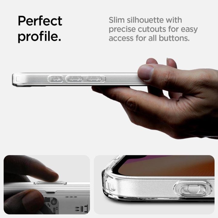 Skaidrus Spigen Ultra Hybrid MagSafe“ dėklas iPhone SE 4 (2025)“