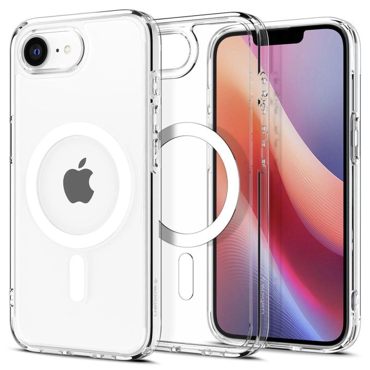 Skaidrus Spigen Ultra Hybrid MagSafe“ dėklas iPhone SE 4 (2025)“