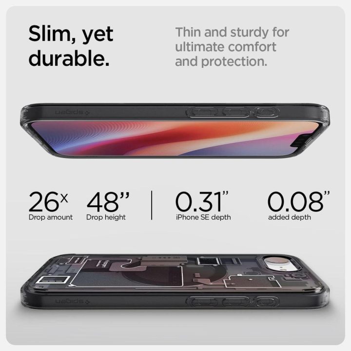 Spigen Ultra Hybrid MagSafe dėklas iPhone SE 4 (2025) Zero One – juodas