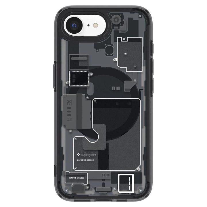 Spigen Ultra Hybrid MagSafe dėklas iPhone SE 4 (2025) Zero One – juodas