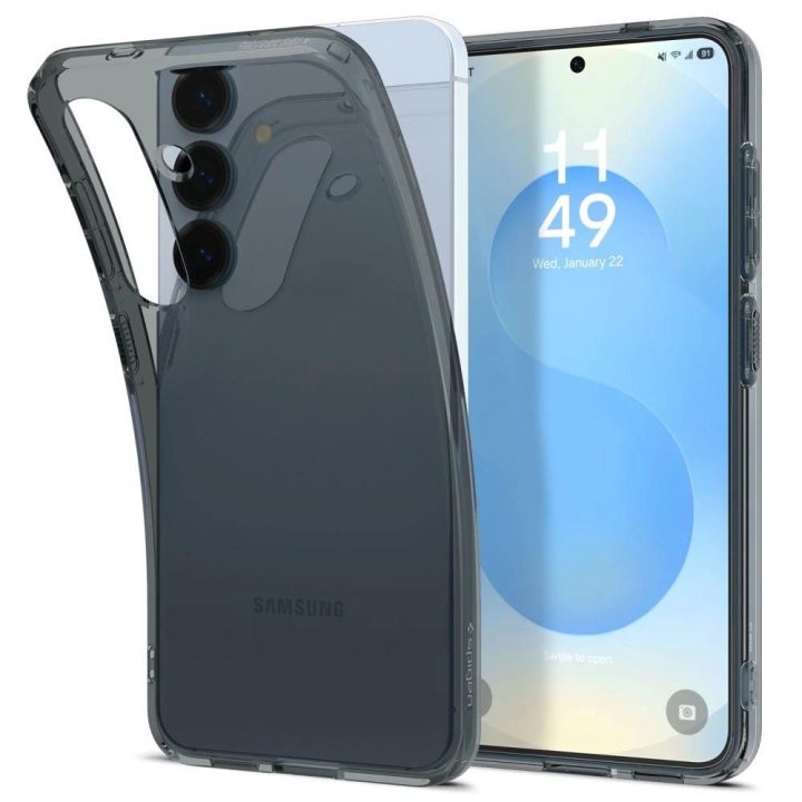 Skaidrus Spigen Liquid Crystal“ dėklas Samsung Galaxy S25+“