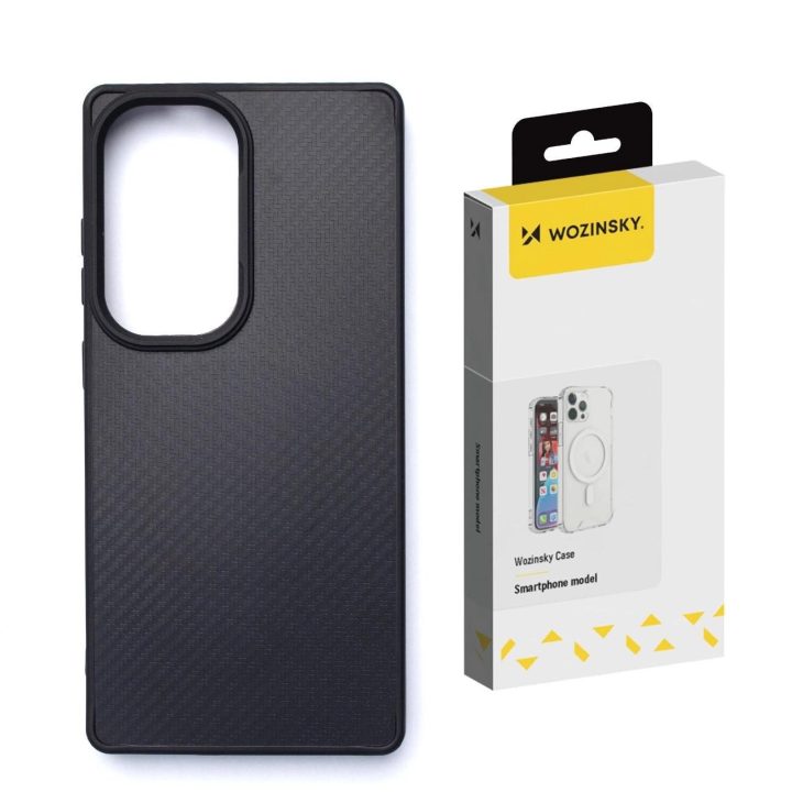 Anglies pluošto dėklas su MagSafe Samsung Galaxy S25+ – juodas