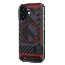 Audi IML Sport MagSafe dėklas iPhone 16 6.1 juodas – tvirtas ir stilingas