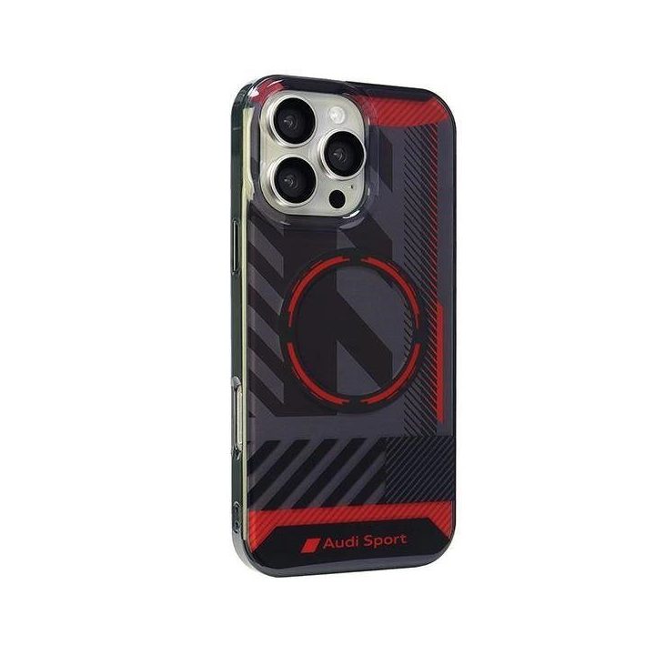 Audi IML Sport MagSafe dėklas iPhone 16 Pro Max 6.9 , juodas