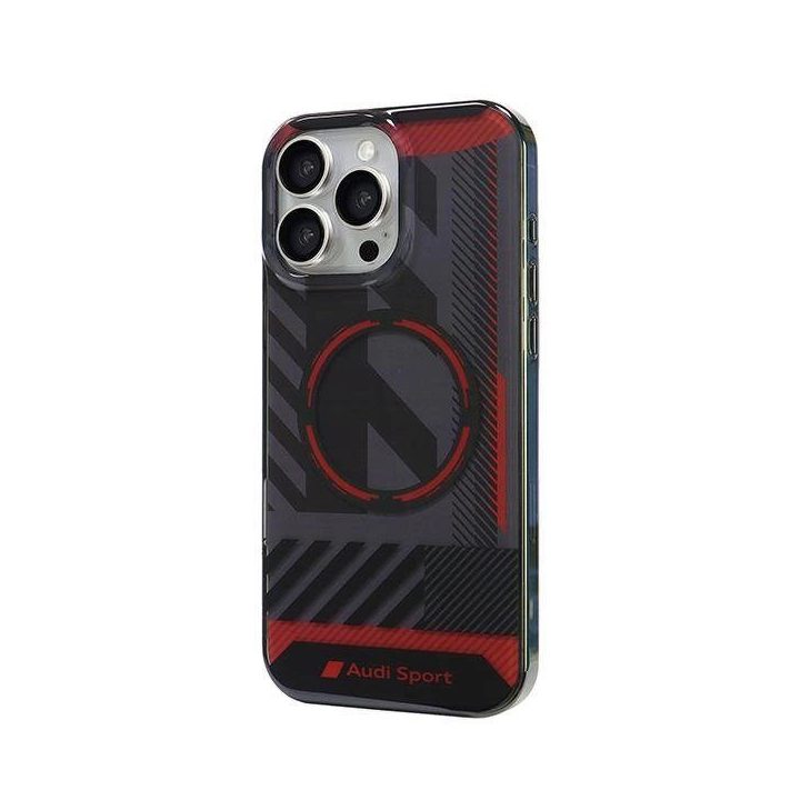 Audi IML Sport MagSafe dėklas iPhone 16 Pro Max 6.9 , juodas