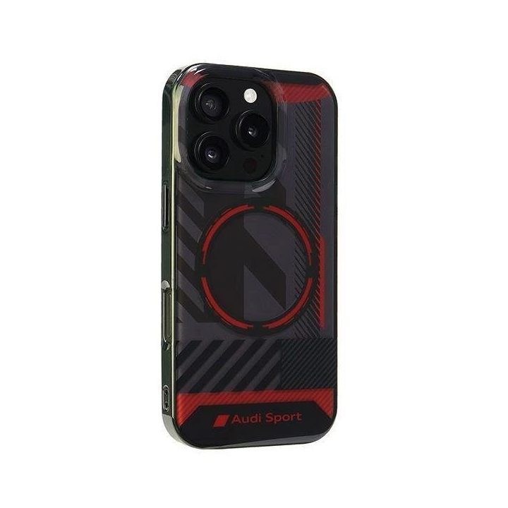Audi IML Sport magnetinis dėklas MagSafe iPhone 16 Pro 6.3 , juodas