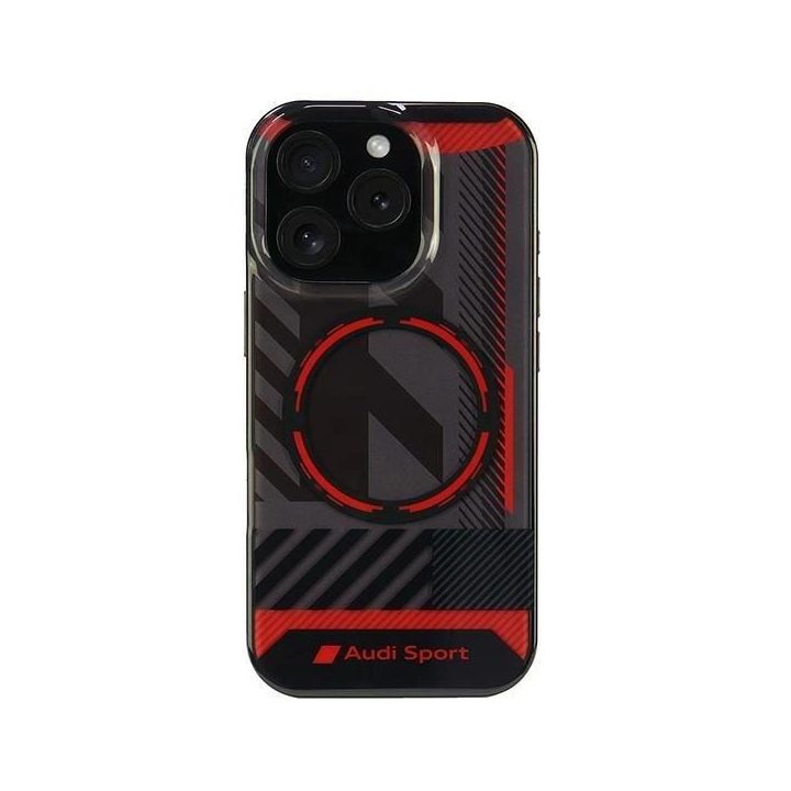 Audi IML Sport magnetinis dėklas MagSafe iPhone 16 Pro 6.3 , juodas