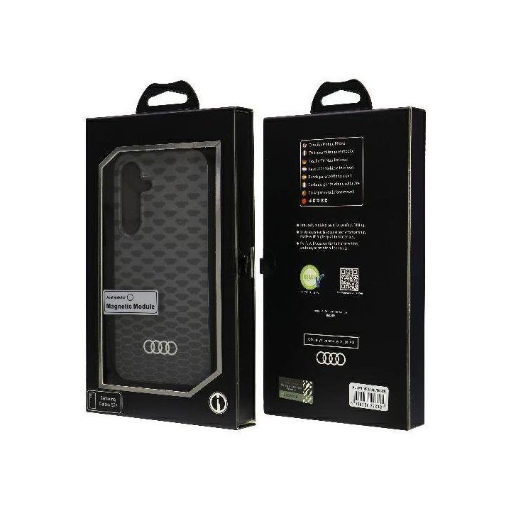 Audi magnetinis dėklas MagSafe Samsung S24/S921, juodas