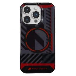 Audi sportinis MagSafe dėklas iPhone 14 Pro Max (juodas, kietas)