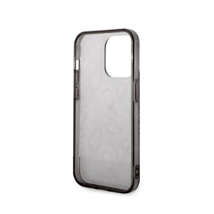 Guess paisley rašto juodas dėklas iPhone 14 Pro (6.1 )