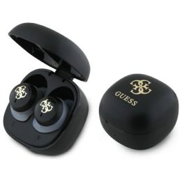 Belaidės Bluetooth ausinės Guess TWS su įkrovimo stotele, juodos