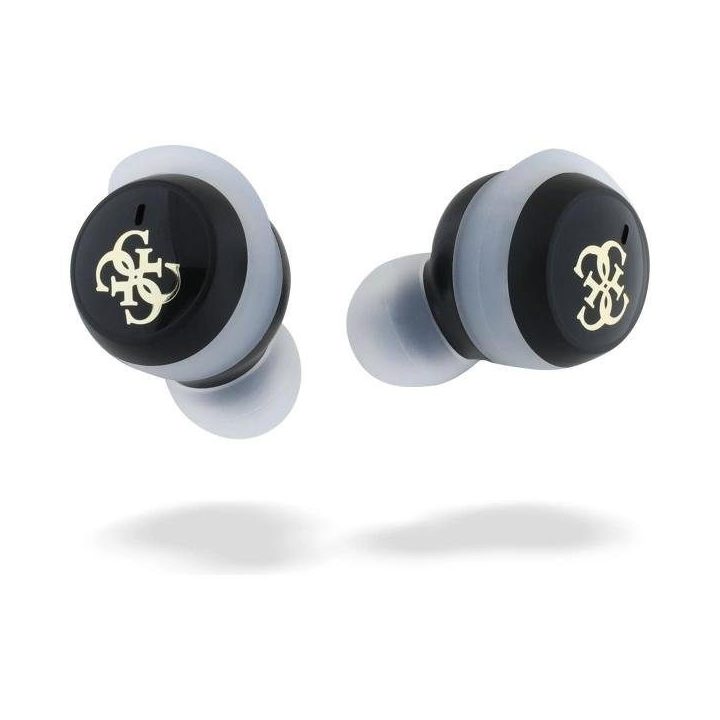 Belaidės Bluetooth ausinės Guess TWS su įkrovimo stotele, juodos