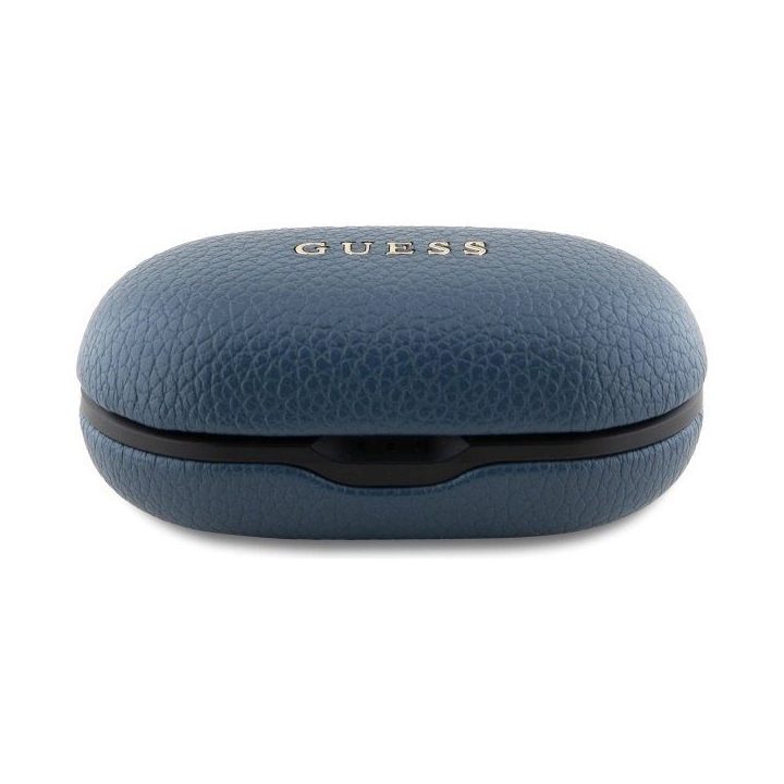 Belaidės Bluetooth ausinės Guess TWS su įkrovimo stotele – mėlynos