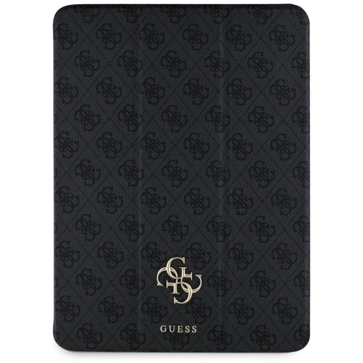 Guess magnetinis dėklas iPad Air 13 (2024) juodas su logotipu