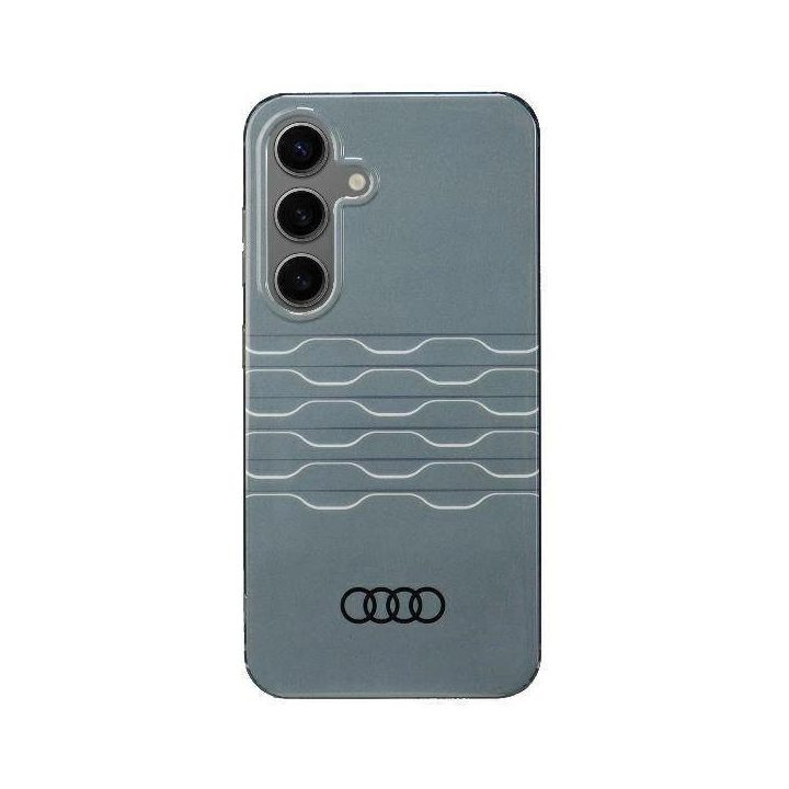 Audi geometrinio rašto telefono dėklas pilkas – tvirtas ir stilingas