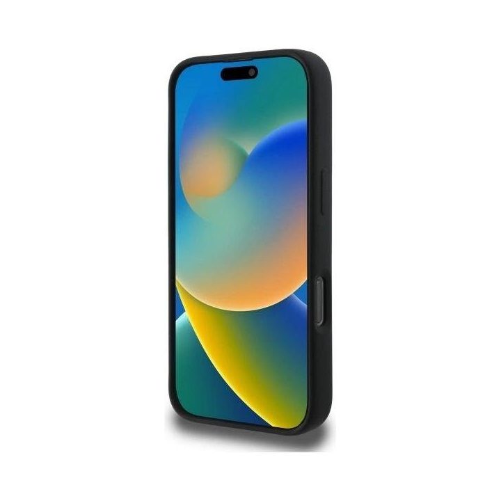 Karl Lagerfeld silikoninis dėklas iPhone 16 Pro Max (6.9 ) su MagSafe – juodas, Karl & Choupette dizainas