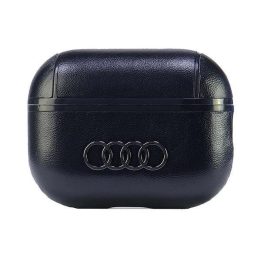Audi odinis AirPods Pro 2 dėklas su logotipu, juodas