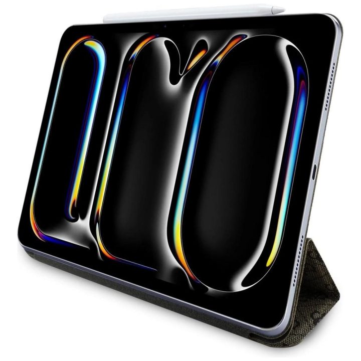 Guess rudos spalvos magnetinis dėklas iPad Pro 11 (2024)