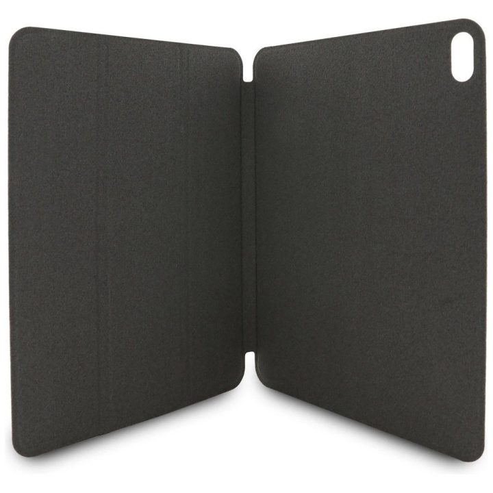 Guess juodas magnetinis dėklas iPad Air 11 2024 su logotipu