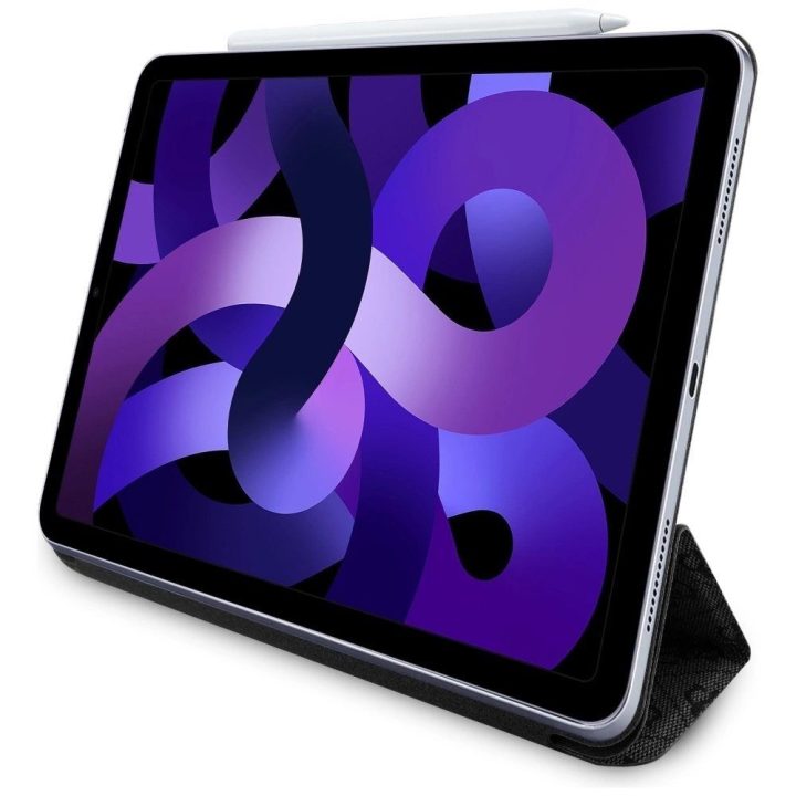 Guess juodas magnetinis dėklas iPad Air 11 2024 su logotipu