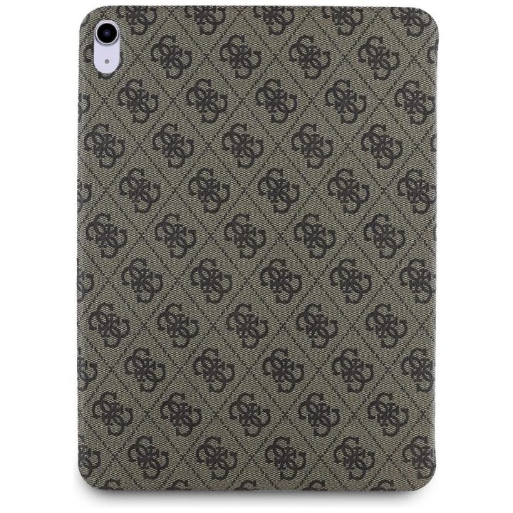 Guess magnetinis dėklas iPad Air 11 (2024), rudas, su logotipu