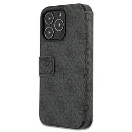 Guess pilkas dėklas iPhone 13 Pro Max (6.7 ) su metaliniu logotipu