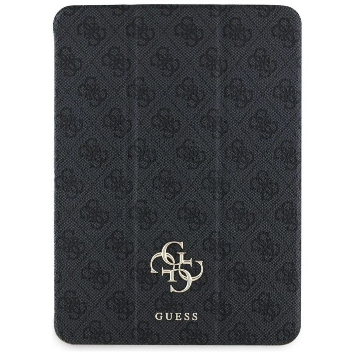 Guess magnetinis dėklas iPad Pro 11 (2024), juodas, su logotipu