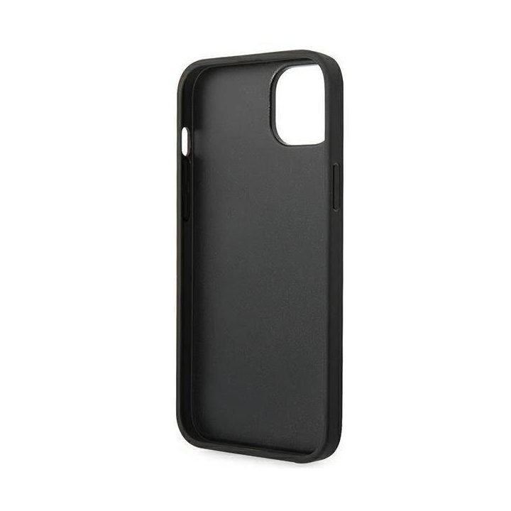 Karl Lagerfeld iPhone 14 dėklas (6.1 ) – žalias, kietas, Monogram Stripe
