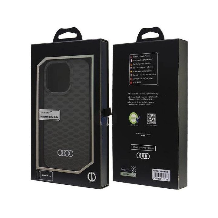 Audi MagSafe dėklas iPhone 16 Pro (6.3 ) – juodas, kietas