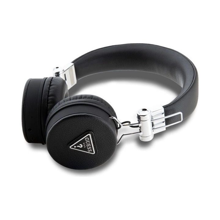 Guess Bluetooth ausinės su ENC, juodos, klasikinio dizaino