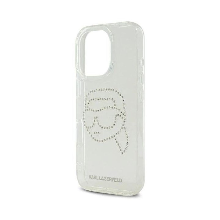 Karl Lagerfeld skaidrus dėklas iPhone 16 Pro Max (6.9 ) su kristalais