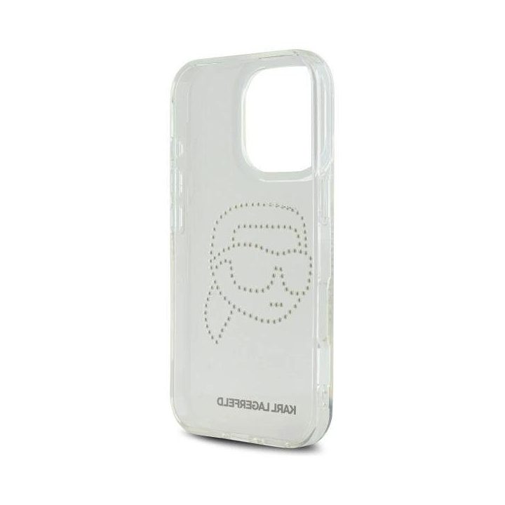 Karl Lagerfeld skaidrus dėklas iPhone 16 Pro Max (6.9 ) su kristalais