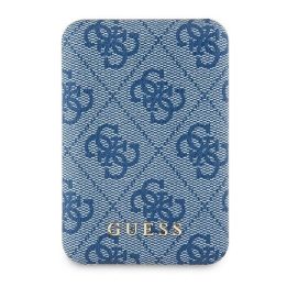 Guess belaidė išorinė baterija 5000mAh, 15W, mėlyna, MagSafe