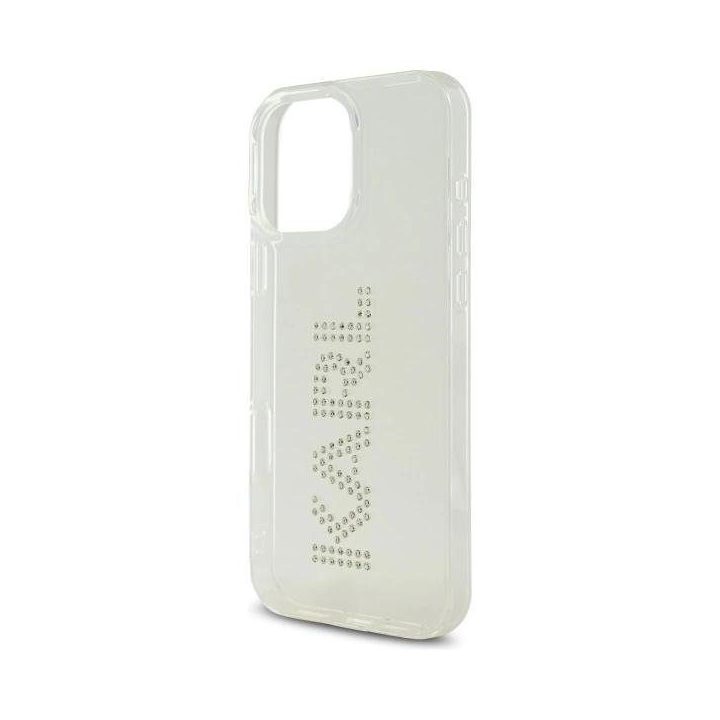 Karl Lagerfeld skaidrus dėklas su kristalais iPhone 16 Pro Max (6.9 )