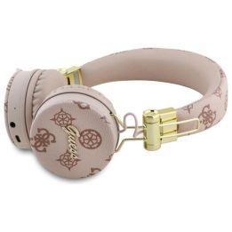 Guess Bluetooth belaidės ausinės su ENC, rudos, apvalios formos