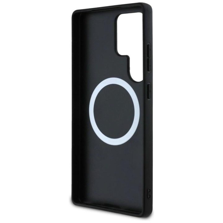 BMW odinis Carbon“ dėklas su MagSafe, skirtas Samsung Galaxy S25 Ultra – juodas