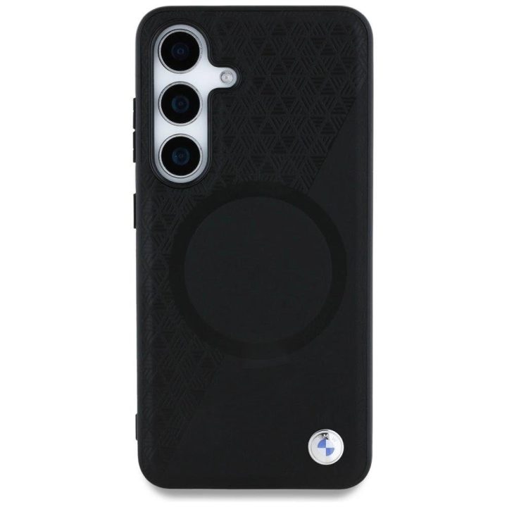 BMW odinis dėklas su MagSafe Samsung Galaxy S25, juodas