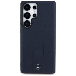 Mercedes odinis įspausto rašto MagSafe dėklas Samsung Galaxy S25 Ultra – mėlynas
