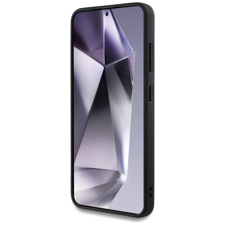 Mercedes odinis MagSafe dėklas Samsung Galaxy S25, juodas