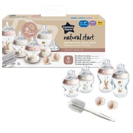 Tommee Tippee kūdikio maitinimo rinkinys, rožinis plastikas