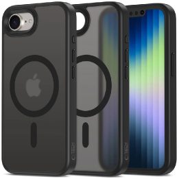 IPhone 16e dėklas – matinės juodos spalvos