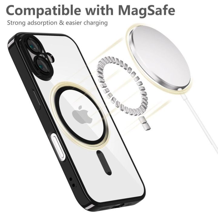 MagSafe dėklas iPhone 16e – skaidrus
