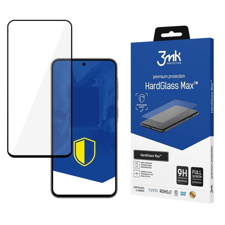 Grūdintas stiklas visam ekranui HardGlass Max juodas Samsung Galaxy A36 / A56