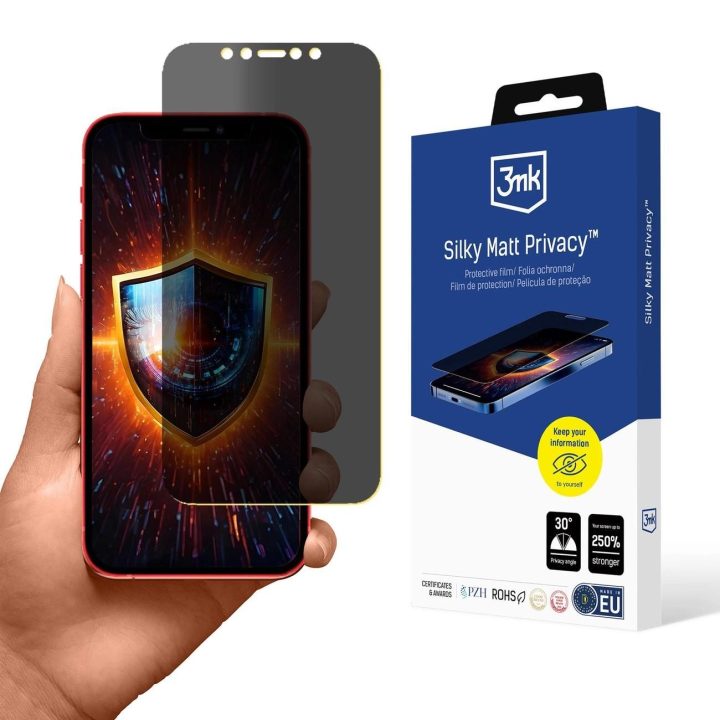 Matinė privatumo apsaugos plėvelė Silky Matt Privacy“ Apple iPhone 12