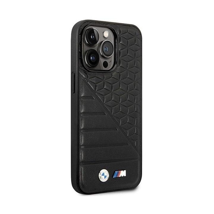 BMW dviejų raštų dėklas iPhone 14 Pro (6.1 ) – juodas