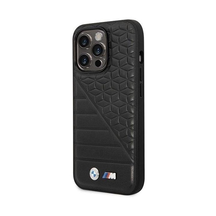 BMW dviejų raštų dėklas iPhone 14 Pro (6.1 ) – juodas