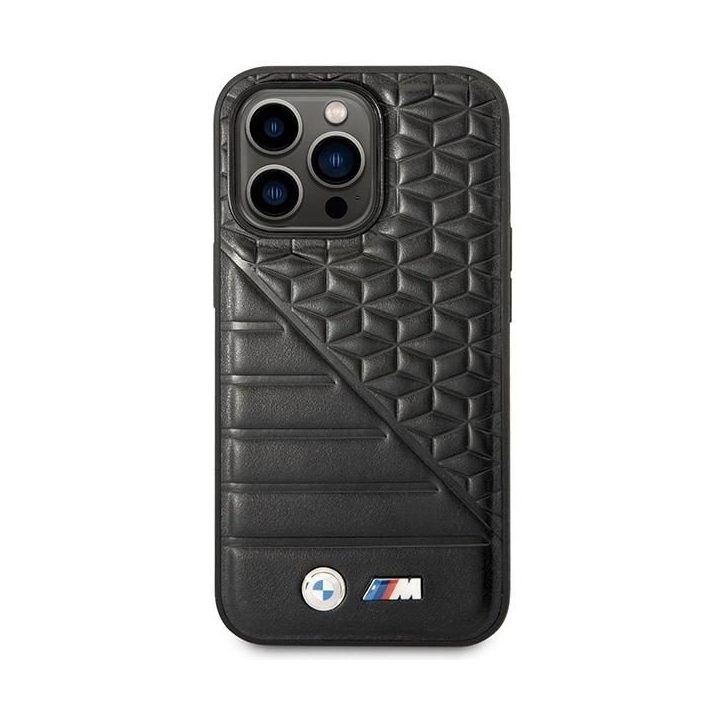 BMW dviejų raštų dėklas iPhone 14 Pro (6.1 ) – juodas
